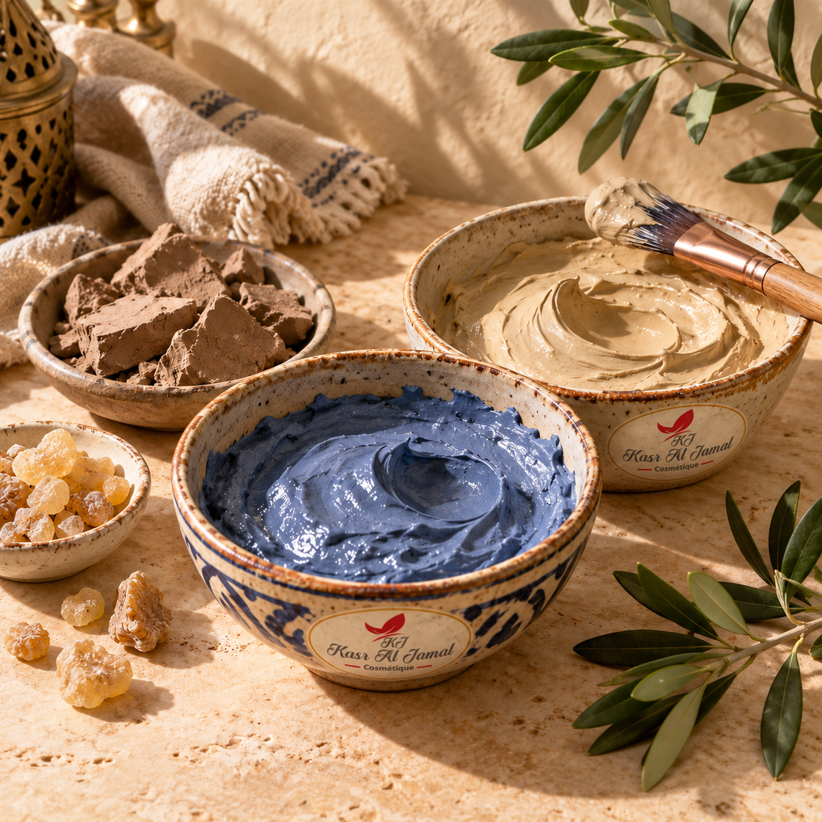 Masques Naturels – Kasr Al Jamal Cosmétique