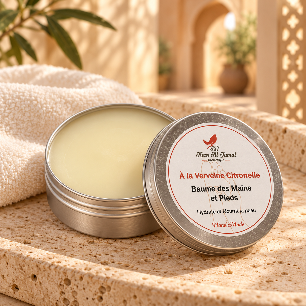 Baume mains et pieds Verveine Citronnelle Kasr Al Jamal – vue 2