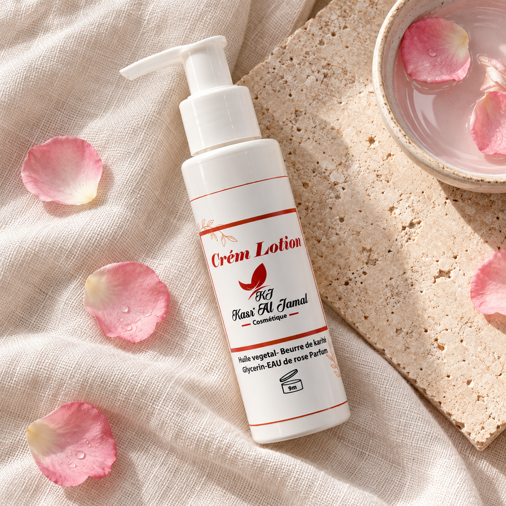 Crème Lotion Kasr Al Jamal – vue du dessus