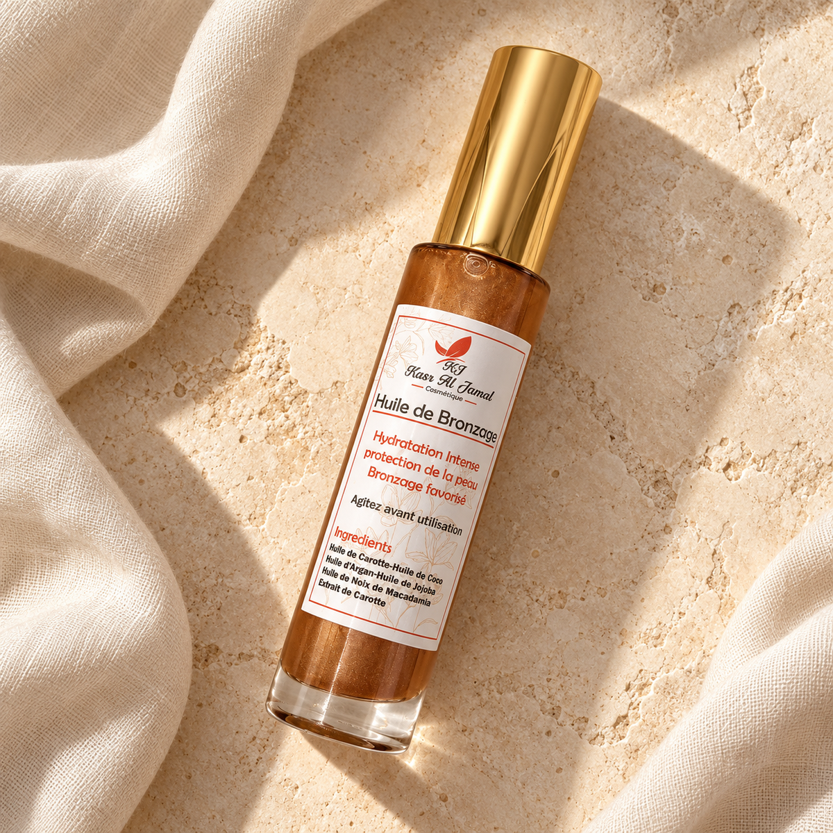 Huile de Bronzage Kasr Al Jamal – vue 3