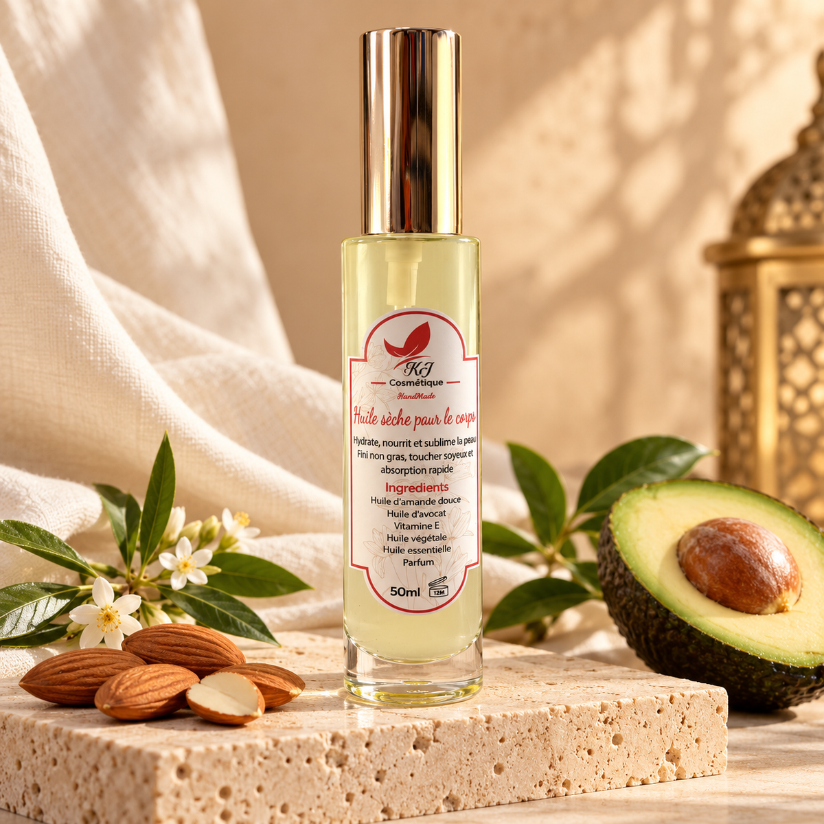 Huile sèche pour le corps 50 ml — Kasr Al Jamal — vue 2