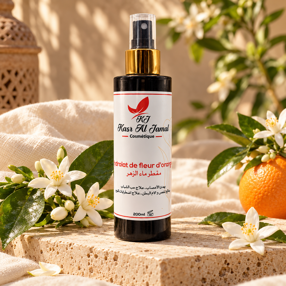 Hydrolat de fleur d’oranger 200 ml — Kasr Al Jamal — vue 2